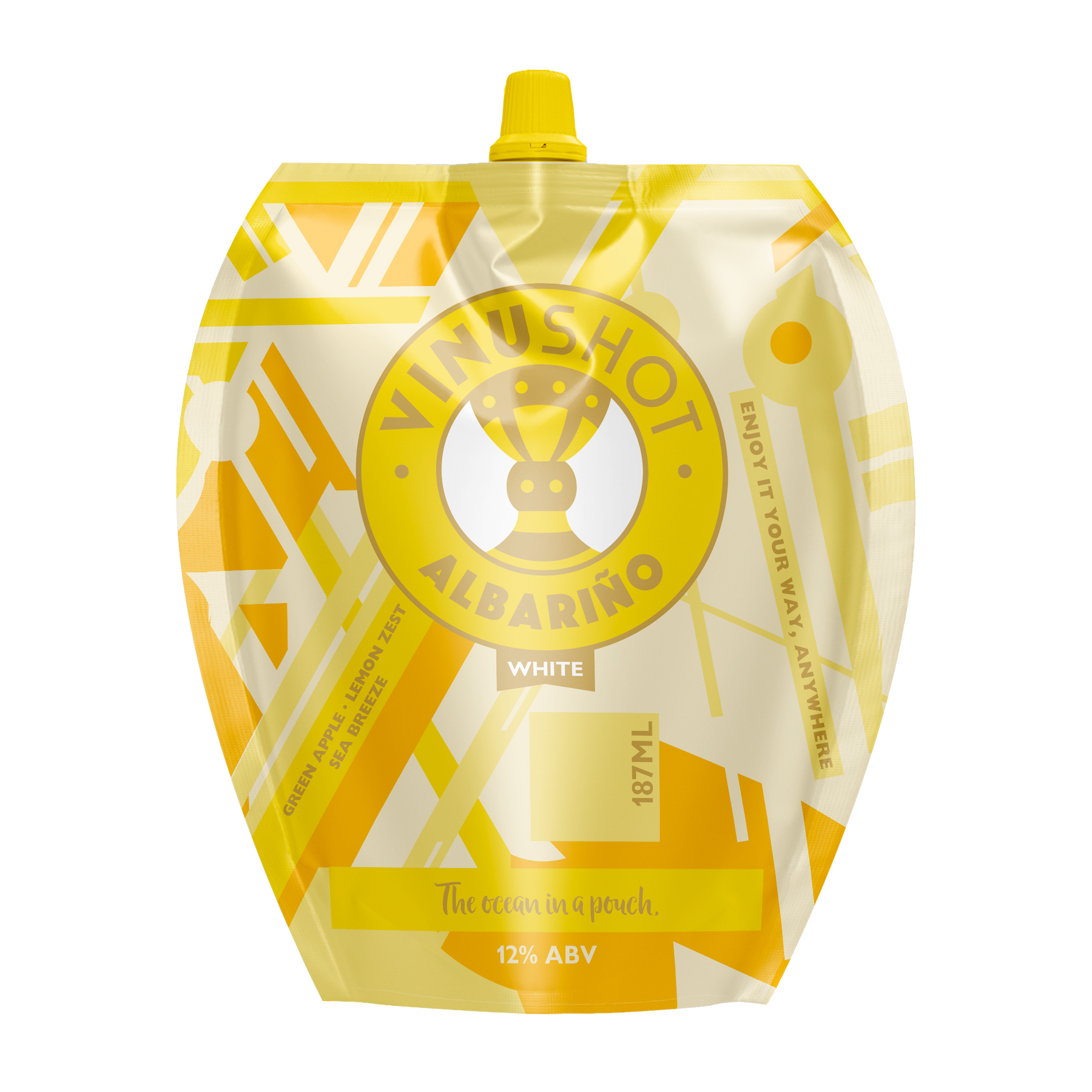 VinuShot Albariño — single-serve pouch